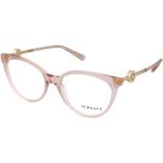 Dámské Designer Cat Eye sluneční brýle Versace v růžové barvě v elegantním stylu 