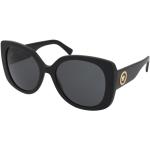 Dámské Designer Sluneční brýle Versace v černé barvě v elegantním stylu ve velikosti Oversize 