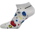 Dámské Kotníkové ponožky v bílé barvě v moderním stylu ve velikosti 38 ve slevě 
