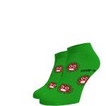 Dámské Ponožky v zelené barvě v moderním stylu ve velikosti XL ve slevě 