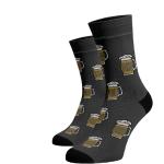 Pánské Ponožky v šedé barvě v moderním stylu ve velikosti 41 ve slevě 