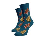 Dámské Ponožky v petrolejové barvě v moderním stylu ve velikosti 38 ve slevě vánoční 