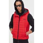 Bundy s kapucí HUGO v červené barvě z polyesteru ve velikosti L s kapucí ve slevě udržitelná móda 