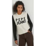 Dámské Vesty Pepe Jeans v béžové barvě ve velikosti M s kulatým výstřihem 