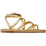 Dámské Vycházkové sandály Vic Matie ve zlaté barvě ve velikosti 36 ve slevě na léto 