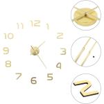 Nástěnné hodiny VidaXL v lakovaném stylu ze zlata 