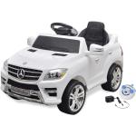 vidaXL Elektrické dětské auto Mercedes Benz ML350 bílé 6 V, dálkové ovládání