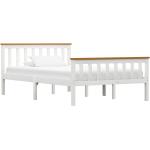 Doplňky k posteli VidaXL v bílé barvě v moderním stylu z masivu 