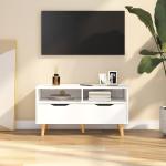 TV skříňky VidaXL v bílé barvě ze dřeva 