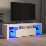 TV skříňky VidaXL v bílé barvě v moderním stylu ze dřeva 