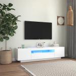 TV skříňky VidaXL v bílé barvě v moderním stylu s vysokým leskem 