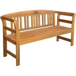 vidaXL Zahradní lavice 157 cm masivní akáciové dřevo