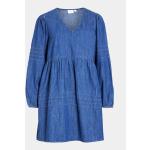 Dámské Džínové šaty Vila v modré barvě z džínoviny ve velikosti XL ve slevě 