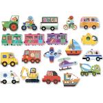 Dřevěné hračky Vilac ze dřeva pro věk 2 - 3 roky s tématem dopravní prostředky 