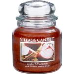 Village Candle Vonná svíčka ve skle Jablko a skořice (Apple Cinnamon) 397 g