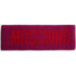 Dámské Designer Sportovní čelenky Moschino ve fialové barvě z viskózy ve velikosti Onesize ve slevě 