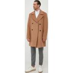 Klasické kabáty Guess v hnědé barvě z polyesteru ve velikosti M 