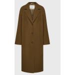 Dámské Zimní kabáty Marc O'Polo v hnědé barvě z vlny ve slevě udržitelná móda 