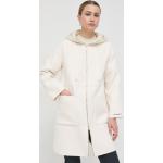 Dámské Kabáty s kapucí MARELLA v béžové barvě z polyesteru ve velikosti Oversize ve slevě 