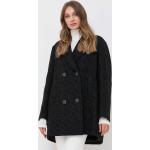 Dámské Klasické kabáty PINKO v černé barvě z vlny ve velikosti 10 XL 