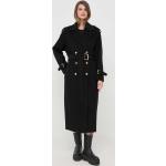 Dámské Klasické kabáty PINKO v černé barvě z polyesteru ve velikosti 10 XL ve slevě 
