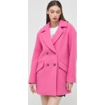 Dámské Klasické kabáty PINKO v růžové barvě z vlny ve velikosti XS 