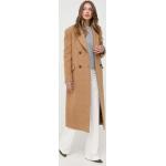 Dámské Klasické kabáty PINKO v hnědé barvě z vlny ve velikosti 10 XL 