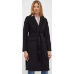 Dámské Klasické kabáty Twinset v černé barvě z polyesteru ve velikosti 10 XL 