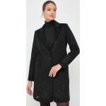Dámské Klasické kabáty Twinset v černé barvě z polyesteru ve velikosti 9 XL ve slevě 