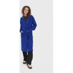 Dámské Zimní kabáty VERO MODA v modré barvě ze syntetiky ve velikosti M ve slevě 