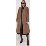 Dámské Klasické kabáty MAX MARA v hnědé barvě z vlny ve velikosti 10 XL ve slevě 