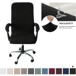 Kancelářské židle v kávové barvě z polyesteru 