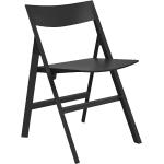 Designové židle Vondom v černé barvě v elegantním stylu z plastu skládací 