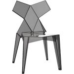 Designové židle Vondom v šedé barvě z plastu 6 ks v balení 