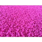 Jednobarevné koberce Vopi v růžové barvě z polypropylenu 