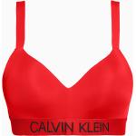 Bikiny Calvin Klein v červené barvě vyztužené 