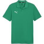 Pánské Sportovní polokošile Puma v zelené barvě v ležérním stylu s krátkým rukávem 