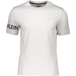 Pánská Designer  Fitness trička Calvin Klein v šedé barvě s krátkým rukávem ve slevě 