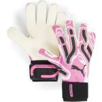 Pánské Brankářské rukavice Puma v růžové barvě ve velikosti 8 
