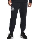 Pánské Fitness kalhoty Under Armour v černé barvě ve velikosti 3 XL ve slevě plus size 