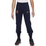 Dětské kalhoty Nike v modré barvě s motivem FC Barcelona ve slevě 