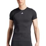 Pánská  Sportovní trička adidas v černé barvě ve velikosti XXL ve slevě plus size 