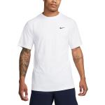 Pánská  Trička s krátkým rukávem Nike v bílé barvě ve velikosti S s krátkým rukávem ve slevě 