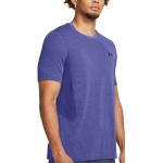 Pánská  Sportovní trička Under Armour ve fialové barvě ze síťoviny ve velikosti XXL  strečová  plus size 