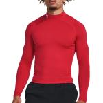 Pánská  Trička s dlouhým rukávem Under Armour v červené barvě ve velikosti XS s dlouhým rukávem ve slevě 