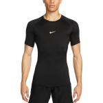 Pánská  Fitness trička Nike v černé barvě ve velikosti S s krátkým rukávem ve slevě 