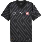 Pánské Fotbalové dresy Puma v černé barvě s krátkým rukávem 
