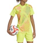 Dámské Fotbalové dresy adidas v žluté barvě ve velikosti S s krátkým rukávem 