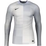Pánské Fotbalové dresy Nike v šedé barvě ve velikosti S s dlouhým rukávem ve slevě 