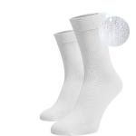 Dámské Termo ponožky v bílé barvě v moderním stylu z bavlny ve velikosti 41 